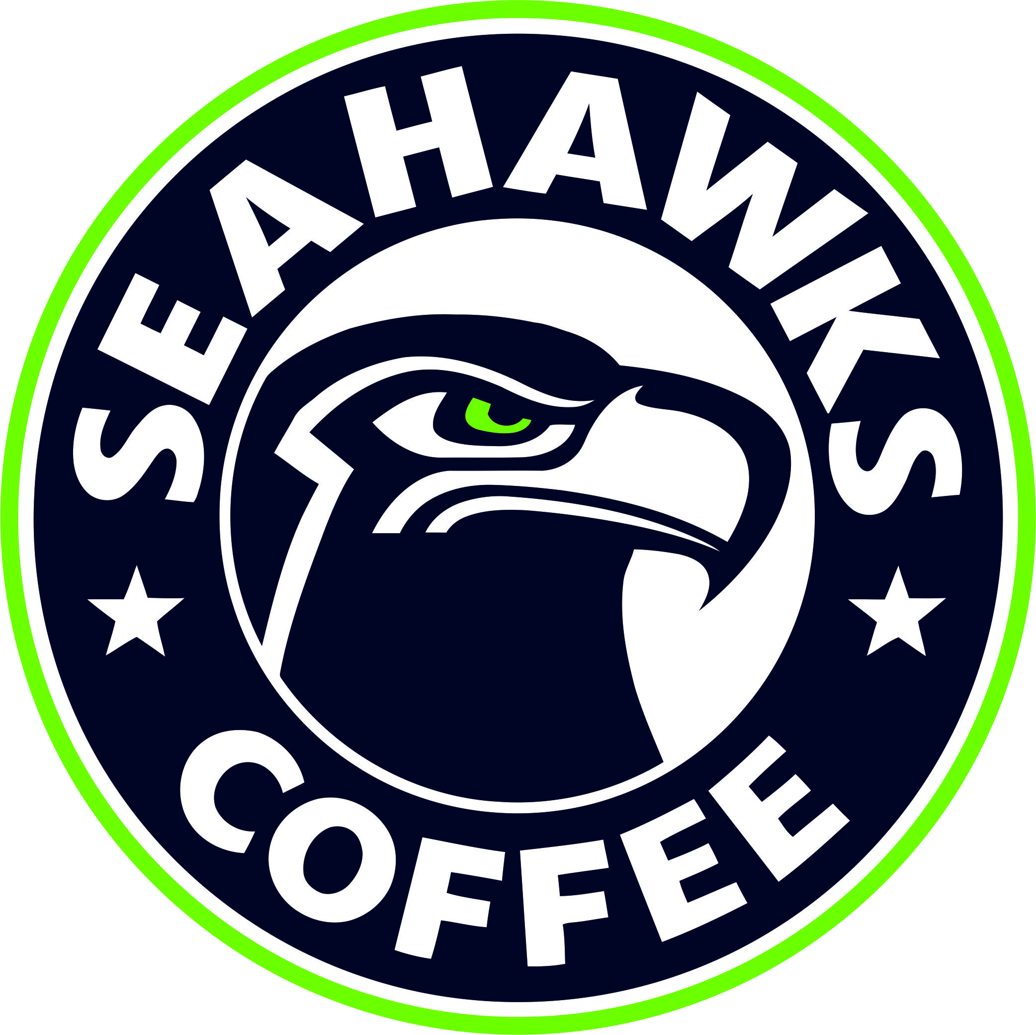Seattle Seahawks Hipsters Logo fabric transfer